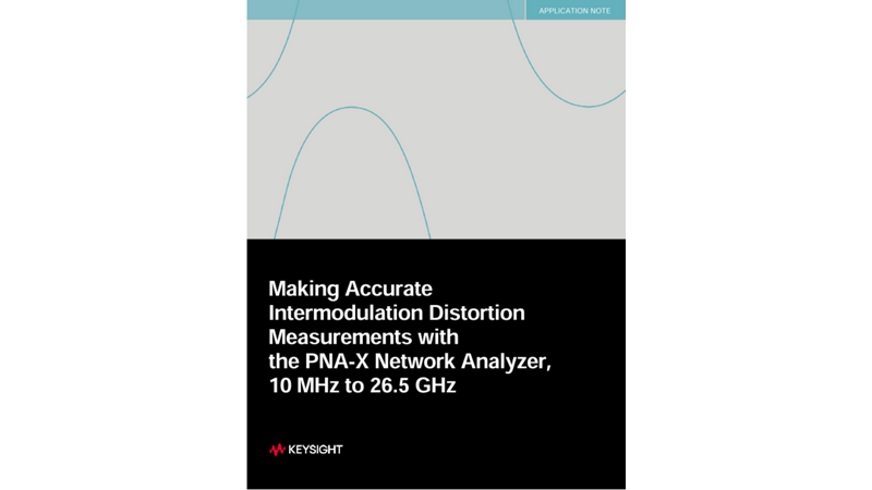 Intermodulation Distortion (IMD) Measurements Using the PNA-X
